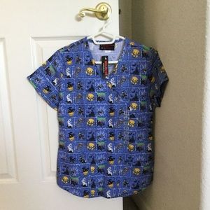 *HOST PICK* Melrose by May-Hill Uniforms Halloween scrub top